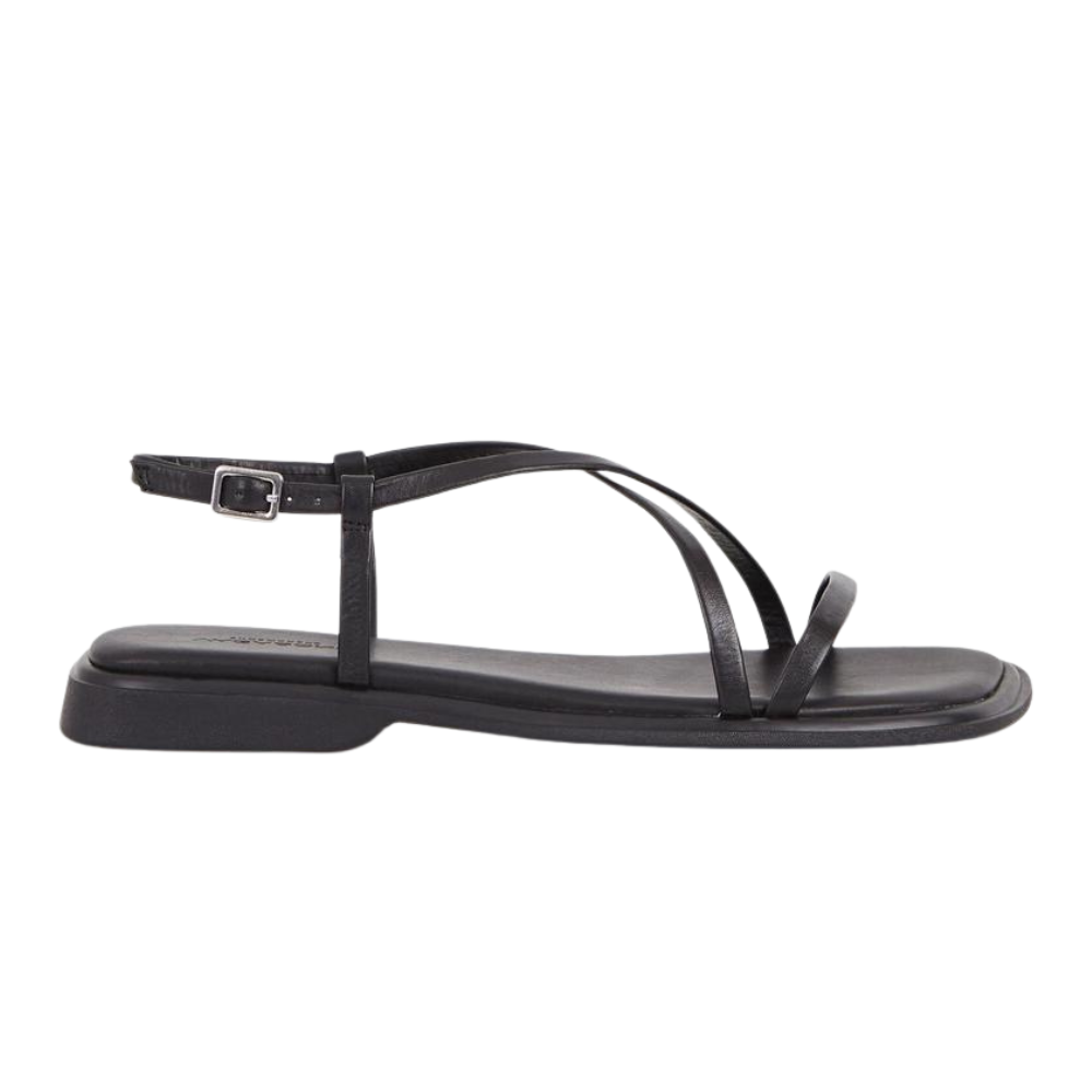Izzy Leather sandaler - sort